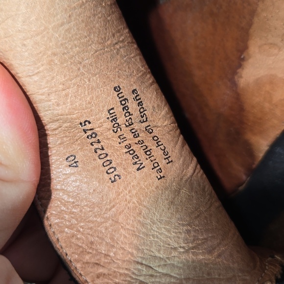 Free People Women At ease Leather Mule Slide shoes sz 40/9 - Picture 9 of 16